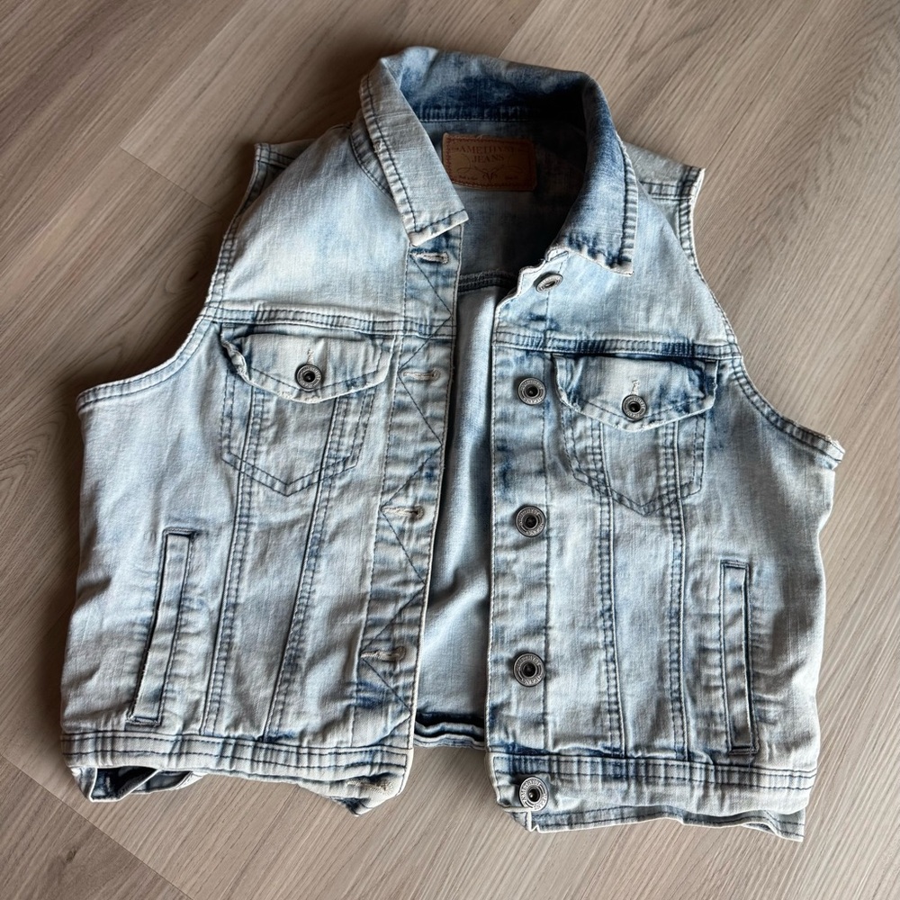 Amethyst Jeans Faded Blue Denim Jacket